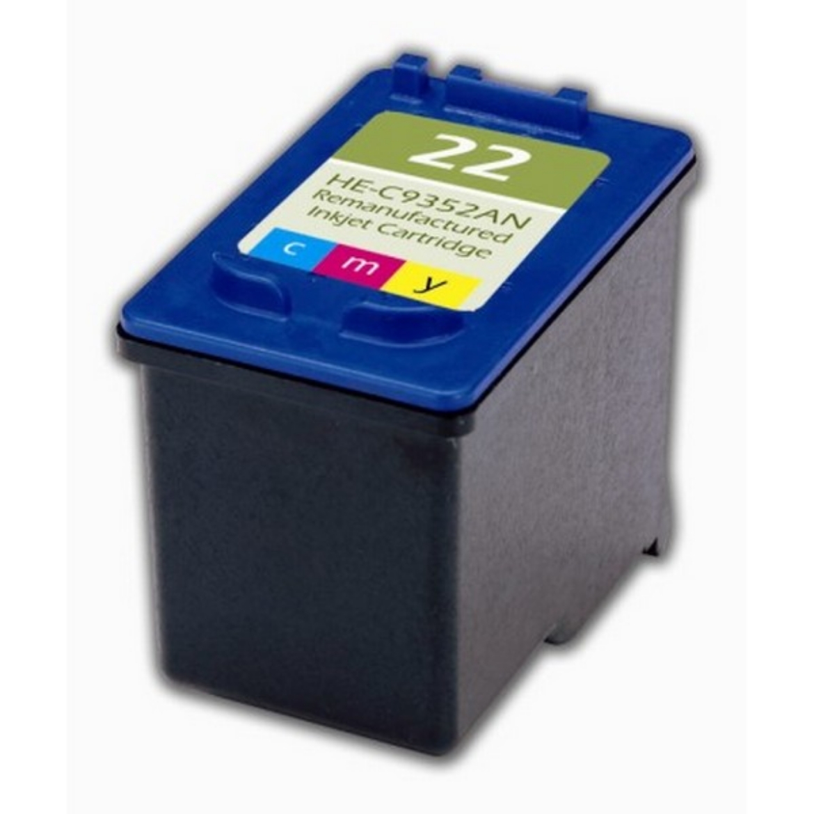 Picture of HP C9352AN (HP 22) Tri-Color Ink Cartridge (165 Yield)